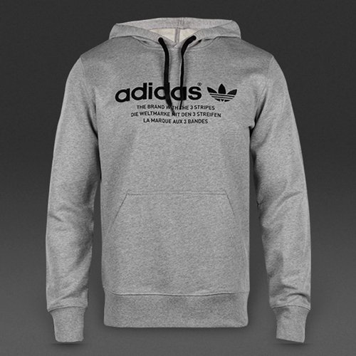 Adidas Originals Fashion Hoody Medium Grey Heather for Men